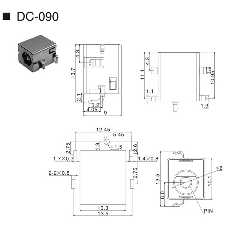 DC插座筆記本